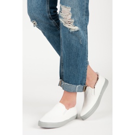 Seastar Białe Slipony 1