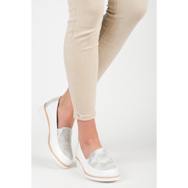 Półbuty ze wzorem vices szare białe 2