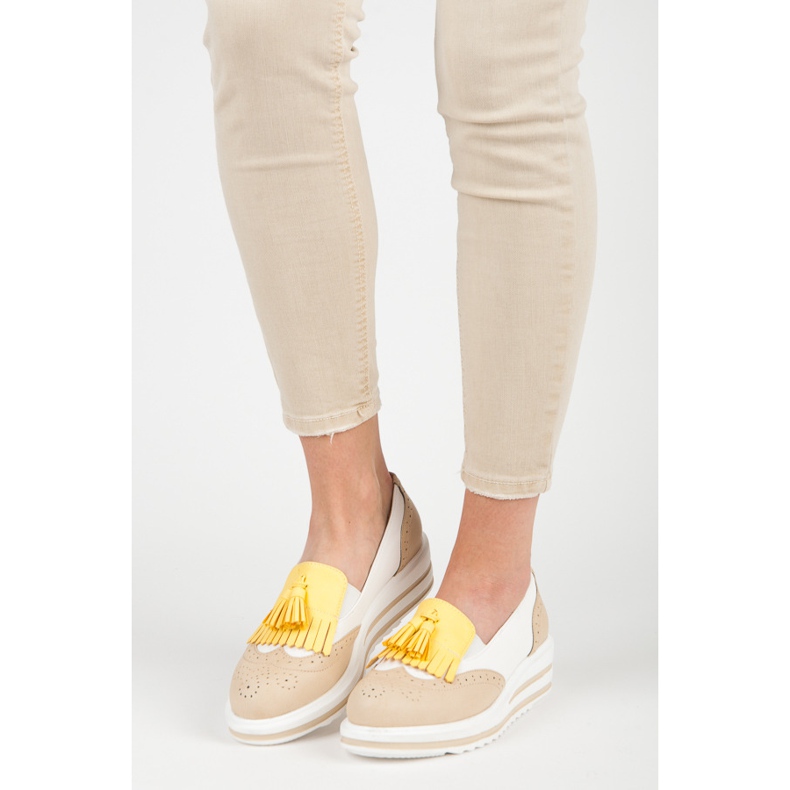 Damskie półbuty boho vices brązowe 2