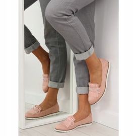 Mokasyny damskie różowe DM30P Pink 1