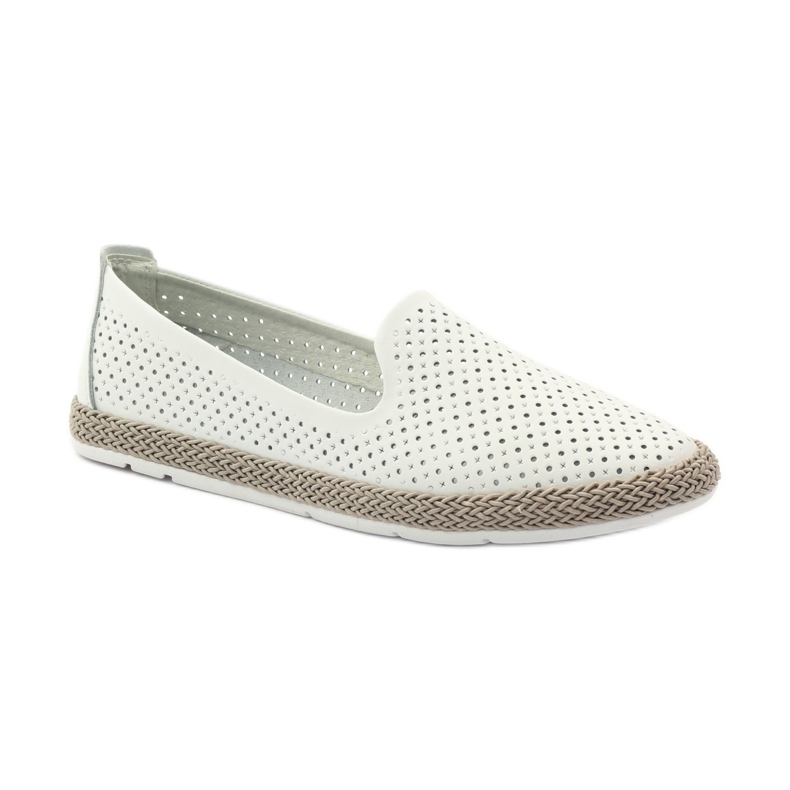 Filippo Lordsy balerinki  espadryle F 081 białe 1