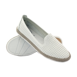 Filippo Lordsy balerinki  espadryle F 081 białe 3