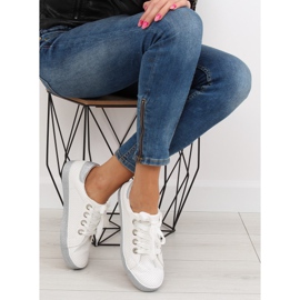 Trampki damskie białe AK03P White 2