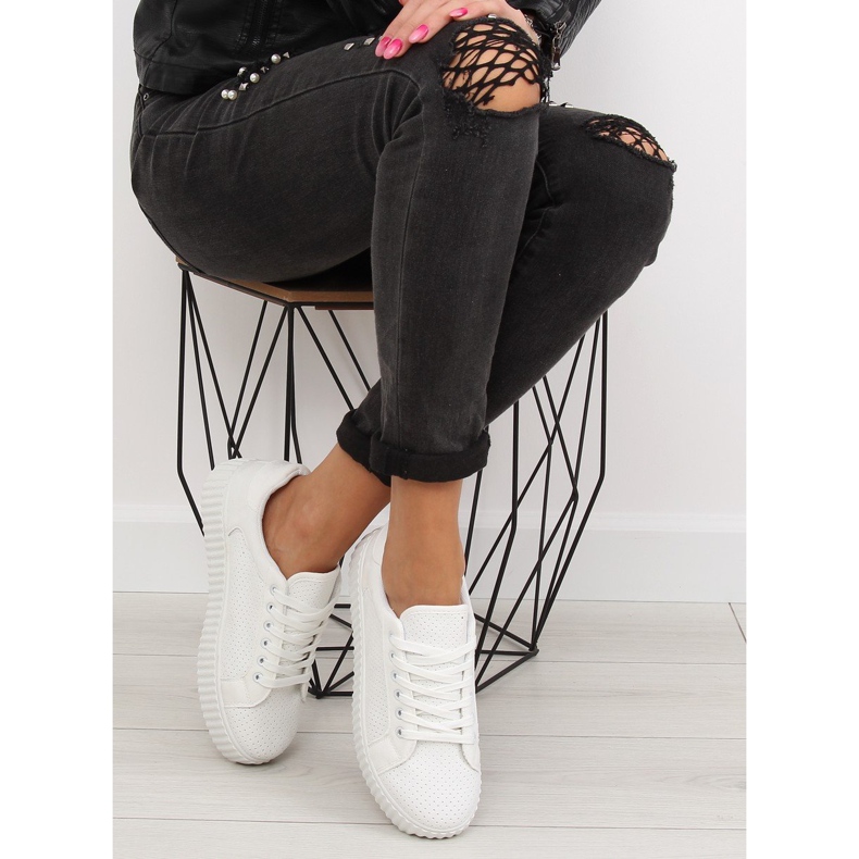 Trampki creepersy białe AX02 white 1