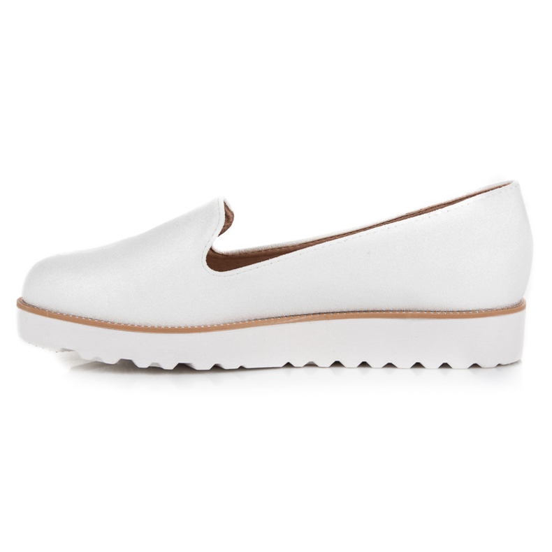 Seastar Wsuwane obuwie na platformie białe 1