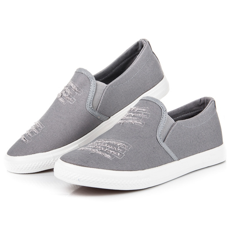 Seastar Szare Trampki Slip On 2