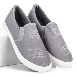 Seastar Szare Trampki Slip On 1