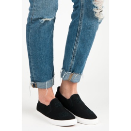 Seastar Czarne trampki slip on 1