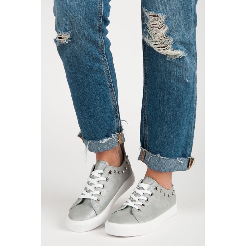 Seastar Ozdobne Szare Trampki 1