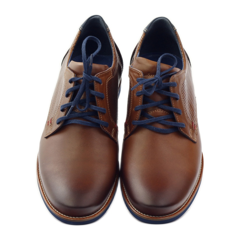 Casual półbuty męskie Nikopol 1657 brązowe czarne granatowe 4