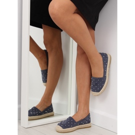Espadryle z ćwiekami granatowe 5481 blue 3