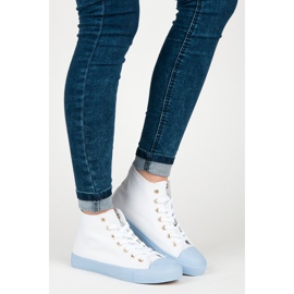 Coura Trampki nad kostkę białe 1