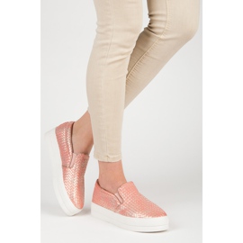 Seastar Trampki Na Platformie różowe 2