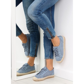 Trampki espadryle niebieskie BB02P L.BLUE 2