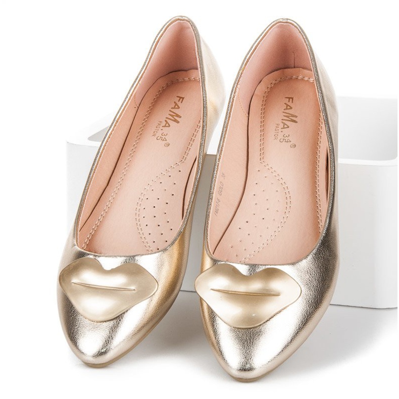 Fama Baleriny kisses żółte 2