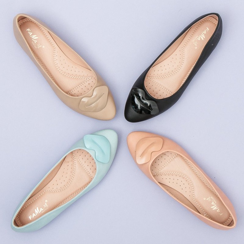 Fama Baleriny kisses czarne 2