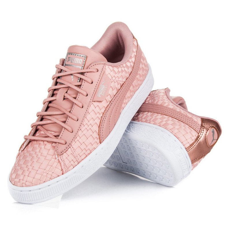 Puma Basket Satin Ep WN`S różowe 2