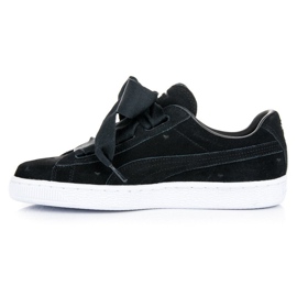 Puma Suede Heart Valentine Jr czarne 1
