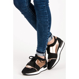 Wsuwane buty sportowe czarne 2