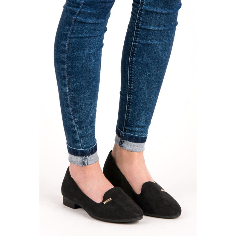 Zamszowe lordsy czarne 1