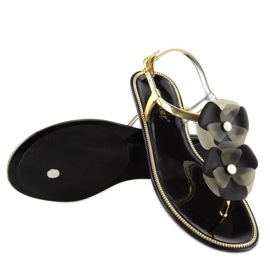 Sandałki meliski czarne KG19P Black 2