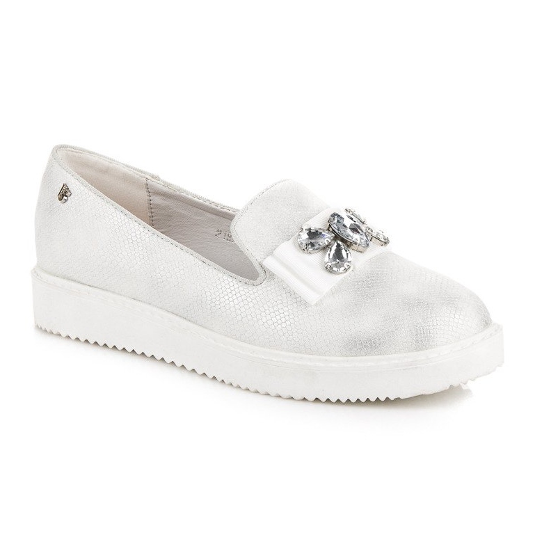 Białe półbuty vices 1