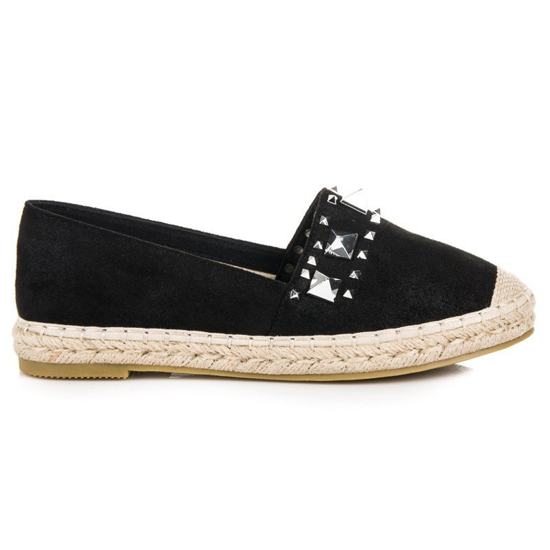 Coura Czarne espadryle 1
