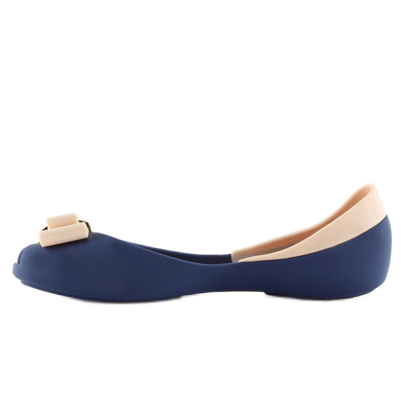 Balerinki meliski granatowe NAVY/D.BEIGE 2