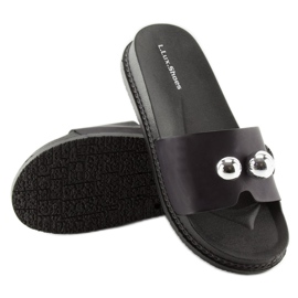 Klapki damskie czarne 1897 Black 1