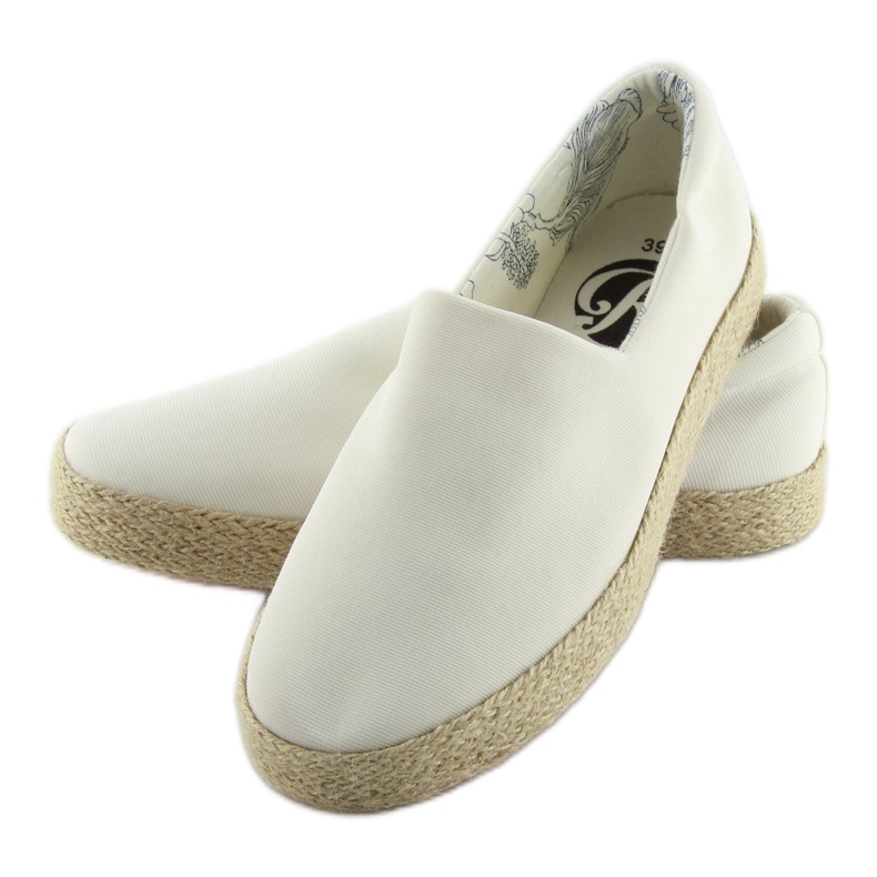 Espadryle slip-on białe k1833801 blanco 1