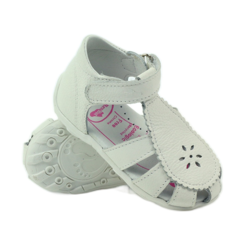 Sandałki białe Ren But 1477 4