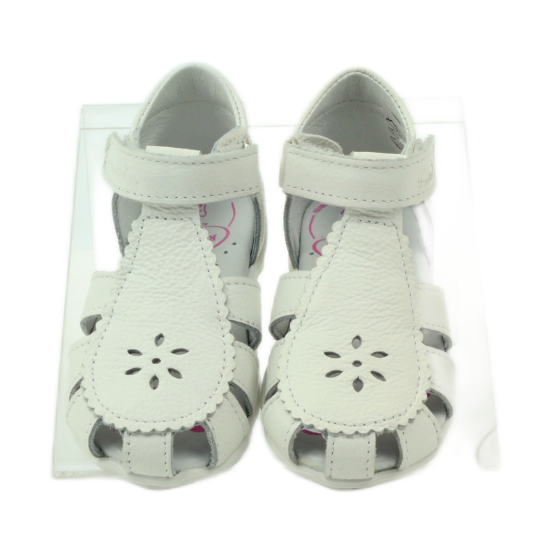 Sandałki białe Ren But 1477 5