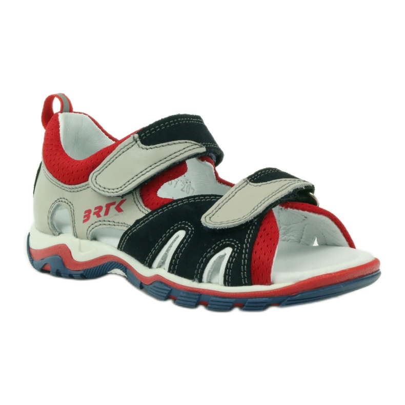 Sandałki na rzepy Bartek 16187 szare 1