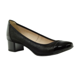 Czółenka damskie Gamis 1810 czarne 2