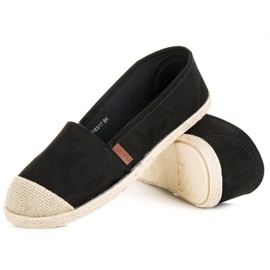 McKey Czarne Zamszowe Espadryle 2