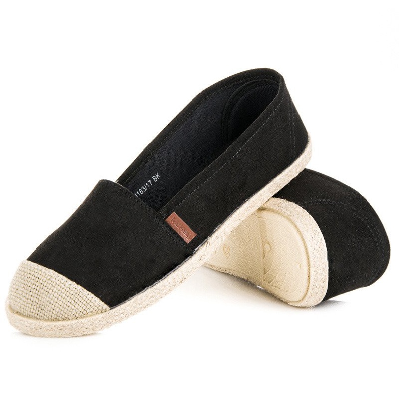 McKey Czarne Zamszowe Espadryle 2