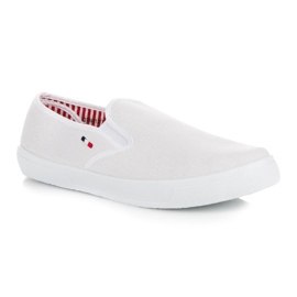 McKey Białe wsuwane trampki 1
