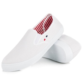 McKey Białe wsuwane trampki 3