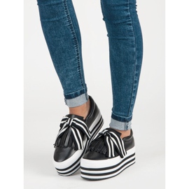 Modne trampki vices czarne 1