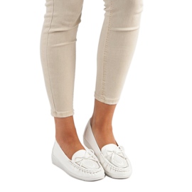 Tullo Białe Mokasyny Damskie 1