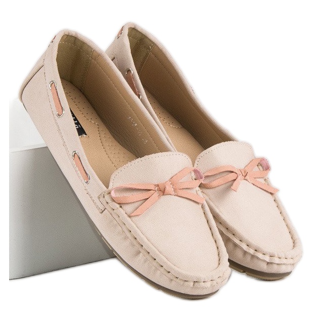 Tullo Stylowe zamszowe mokasyny brązowe 1