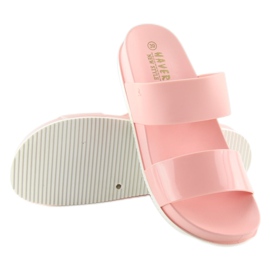 Klapki silikonowe różowe KM122 D. Pink 1