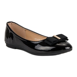 Comer Czarne lakierowane baleriny 1