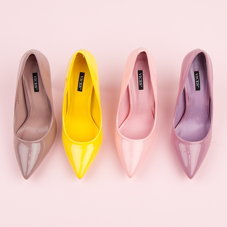 Jasnoróżowe szpilki vices 1