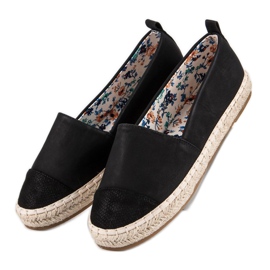 Marquiz Czarne lekkie espadryle 2