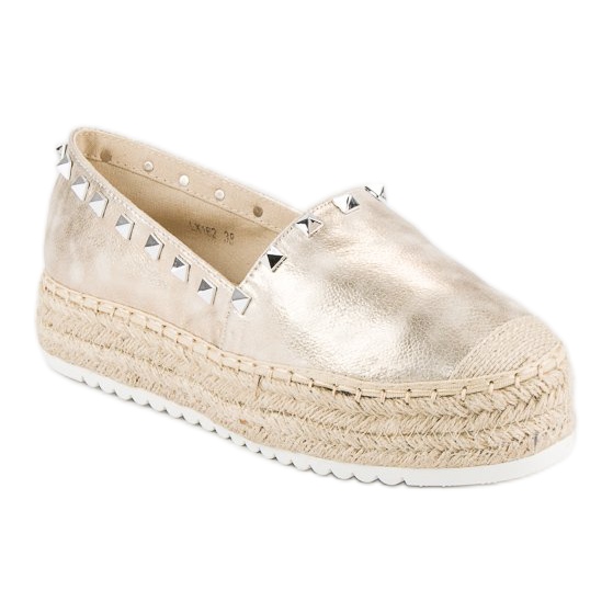 Forever Folie Espadryle na platformie żółte 1