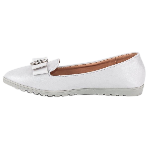 Nio Nio Eleganckie baleriny szare 1