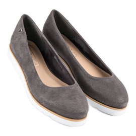 Filippo Baleriny snake print szare 1