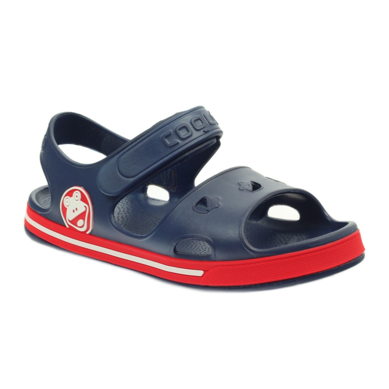 Sandałki Do Wody Żabka COQUI Granatowe czerwone 1