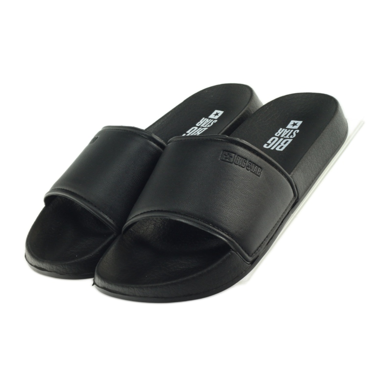 Klapki profilowane Big Star czarne 5